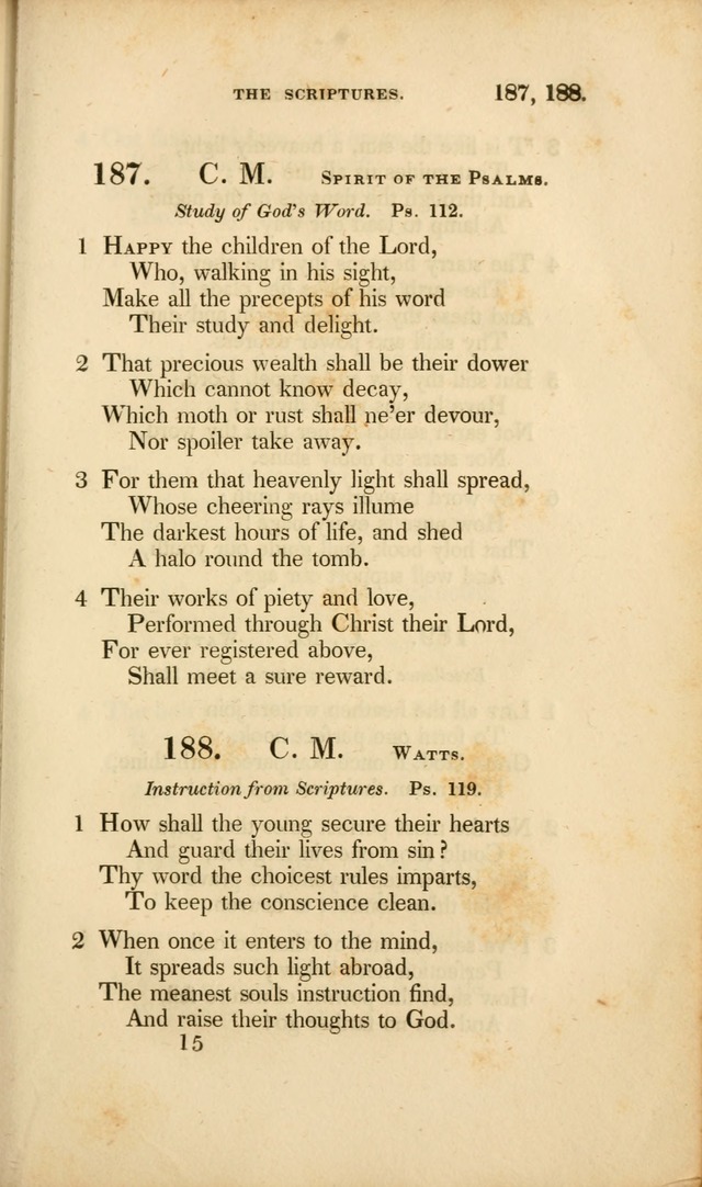 A Collection of Psalms and Hymns for Christian Worship. (3rd ed.) page 141