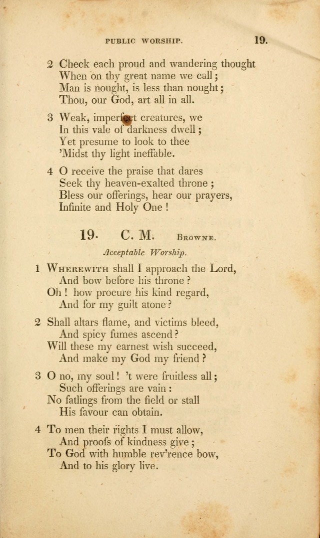 A Collection of Psalms and Hymns for Christian Worship. (3rd ed.) page 15