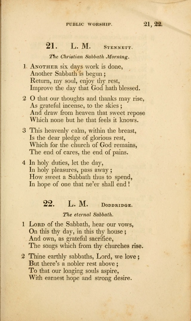 A Collection of Psalms and Hymns for Christian Worship. (3rd ed.) page 17