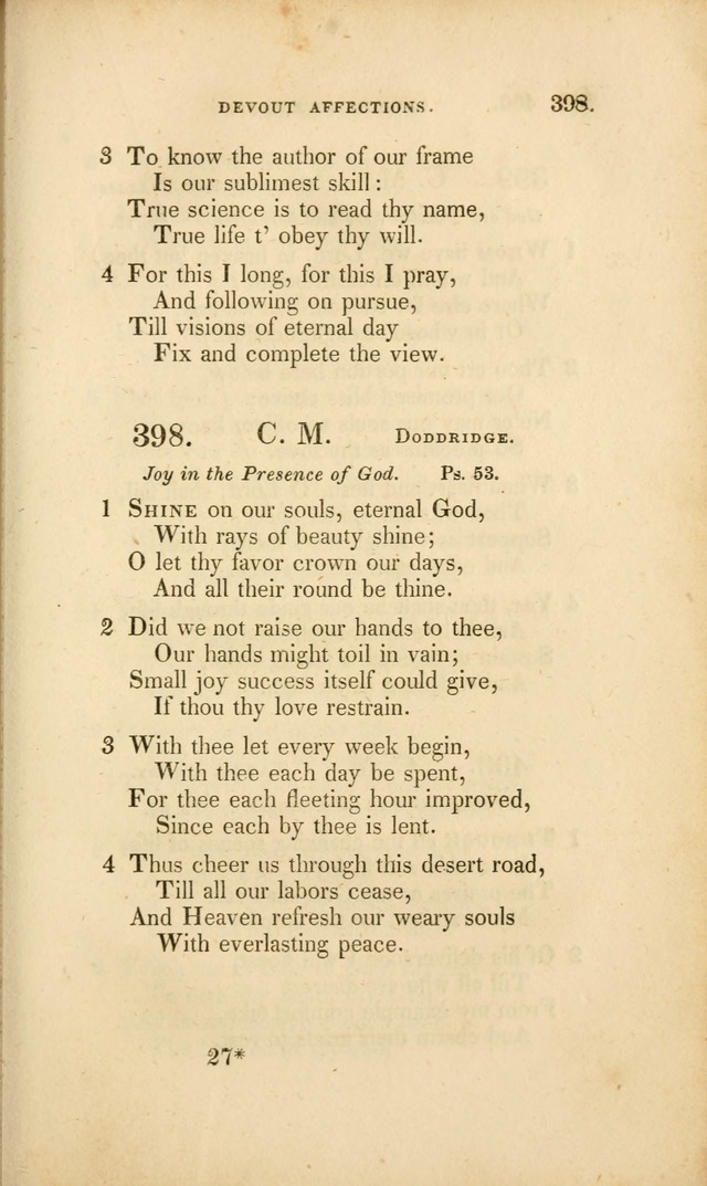 A Collection of Psalms and Hymns for Christian Worship. (3rd ed.) page 289