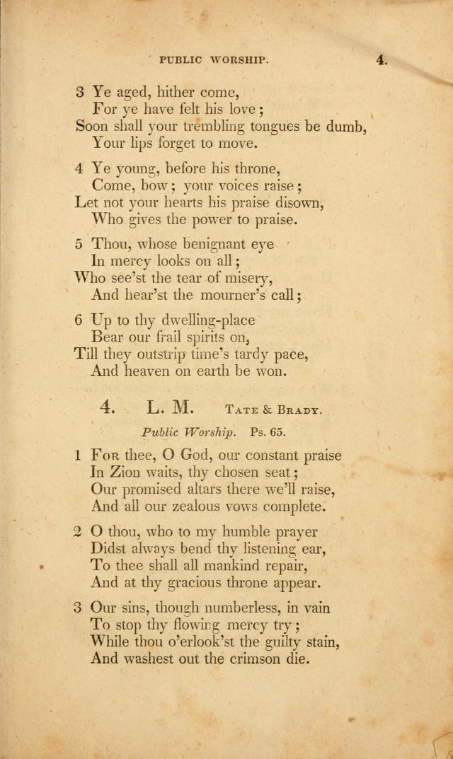 A Collection of Psalms and Hymns for Christian Worship. (3rd ed.) page 3