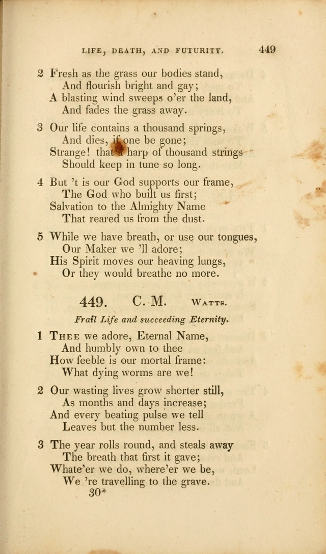 A Collection of Psalms and Hymns for Christian Worship. (3rd ed.) page 325