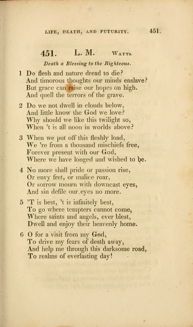 A Collection of Psalms and Hymns for Christian Worship. (3rd ed.) page 327