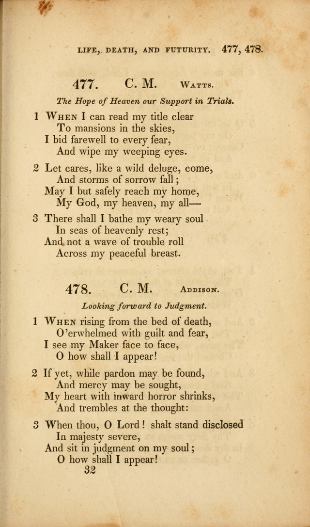 A Collection of Psalms and Hymns for Christian Worship. (3rd ed.) page 345