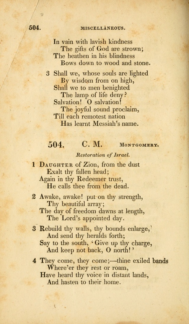 A Collection of Psalms and Hymns for Christian Worship. (3rd ed.) page 366