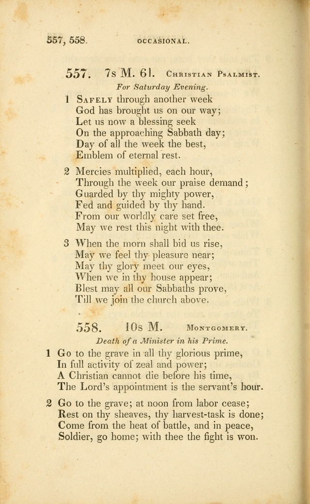 A Collection of Psalms and Hymns for Christian Worship. (3rd ed.) page 406