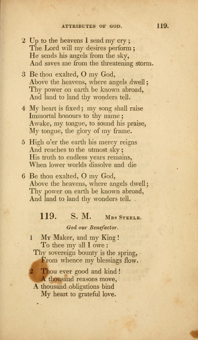 A Collection of Psalms and Hymns for Christian Worship. (3rd ed.) page 89