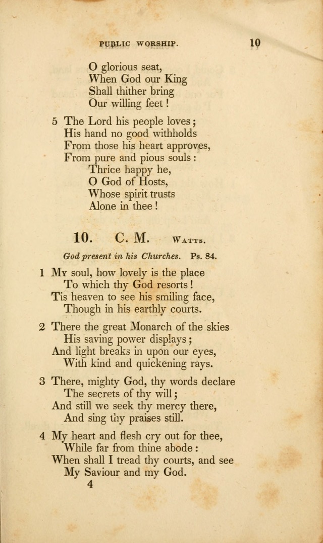 A Collection of Psalms and Hymns for Christian Worship. (3rd ed.) page 9