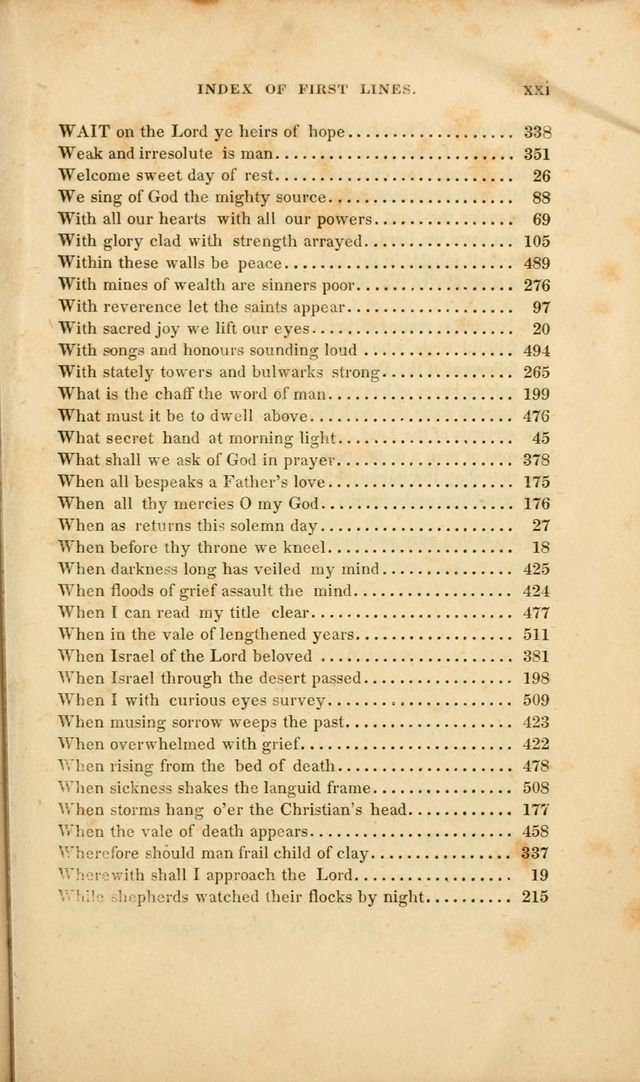 A Collection of Psalms and Hymns for Christian Worship. (3rd ed.) page xxv
