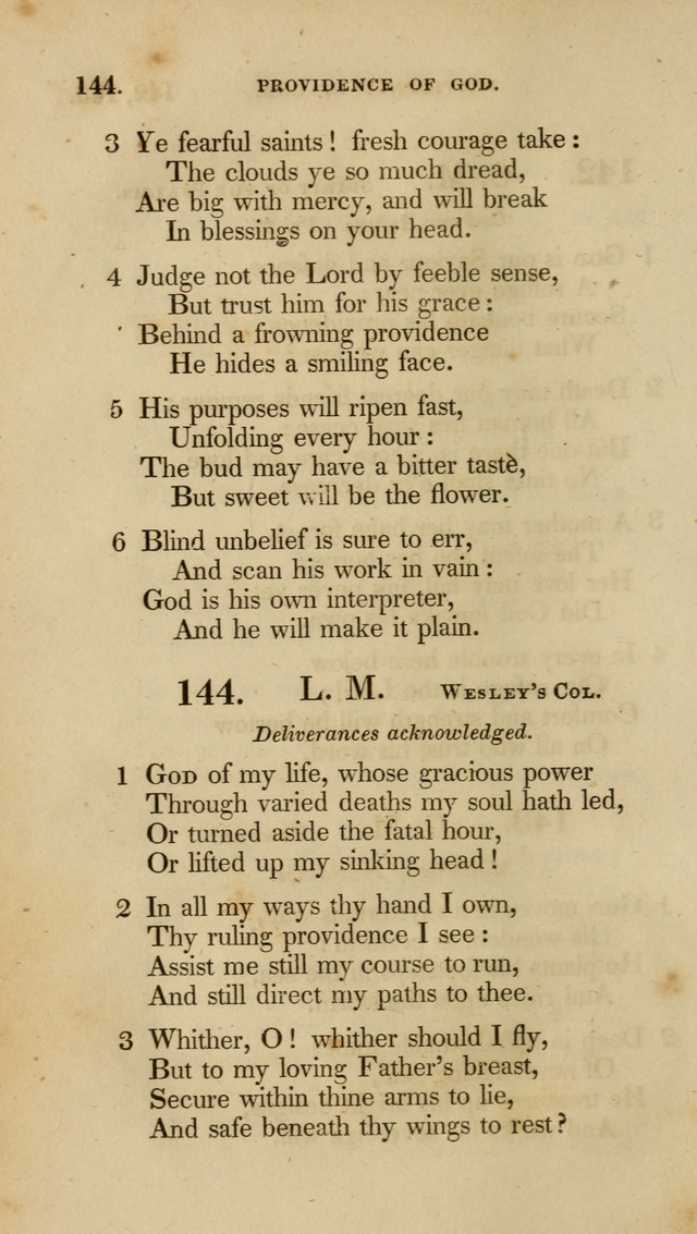 A Collection of Psalms and Hymns for Christian Worship (6th ed.) page 108