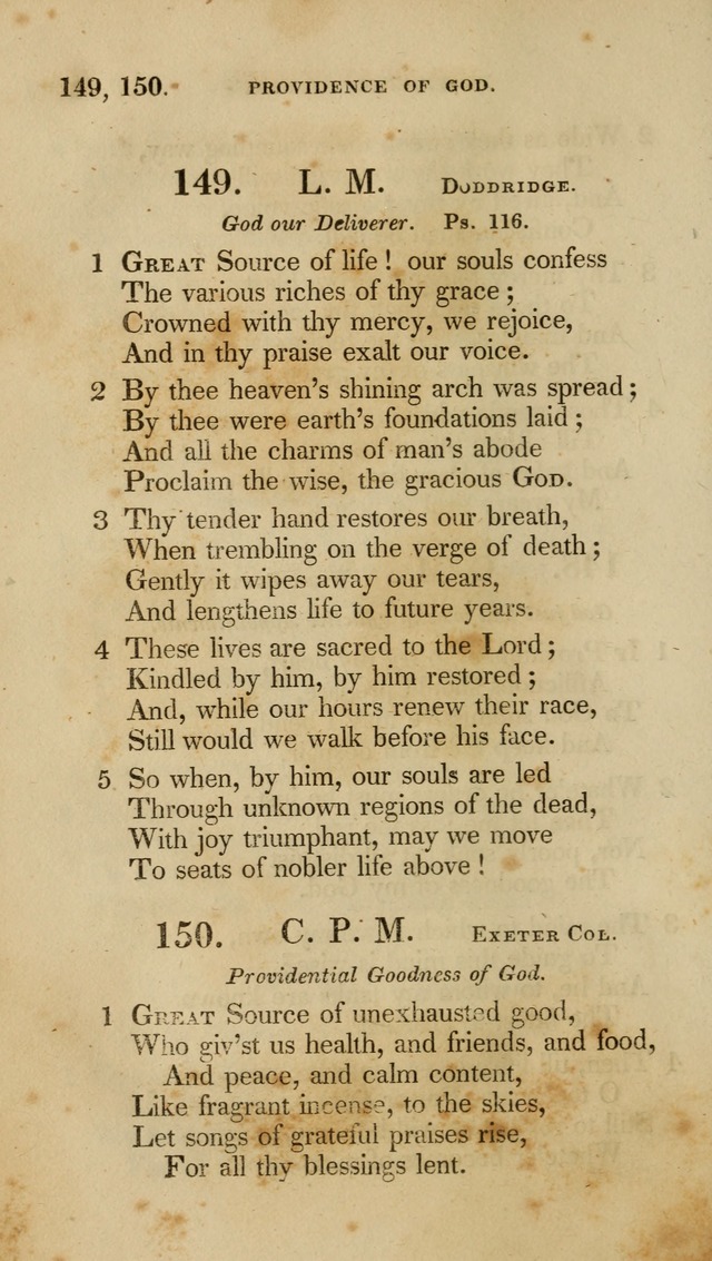 A Collection of Psalms and Hymns for Christian Worship (6th ed.) page 112