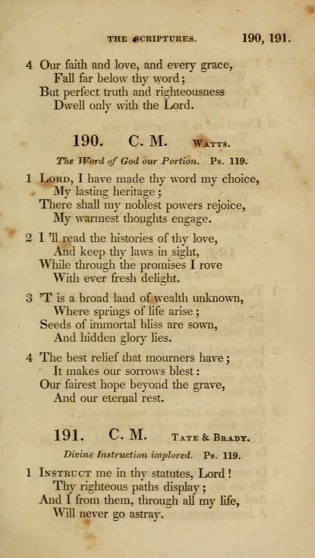 A Collection of Psalms and Hymns for Christian Worship (6th ed.) page 141