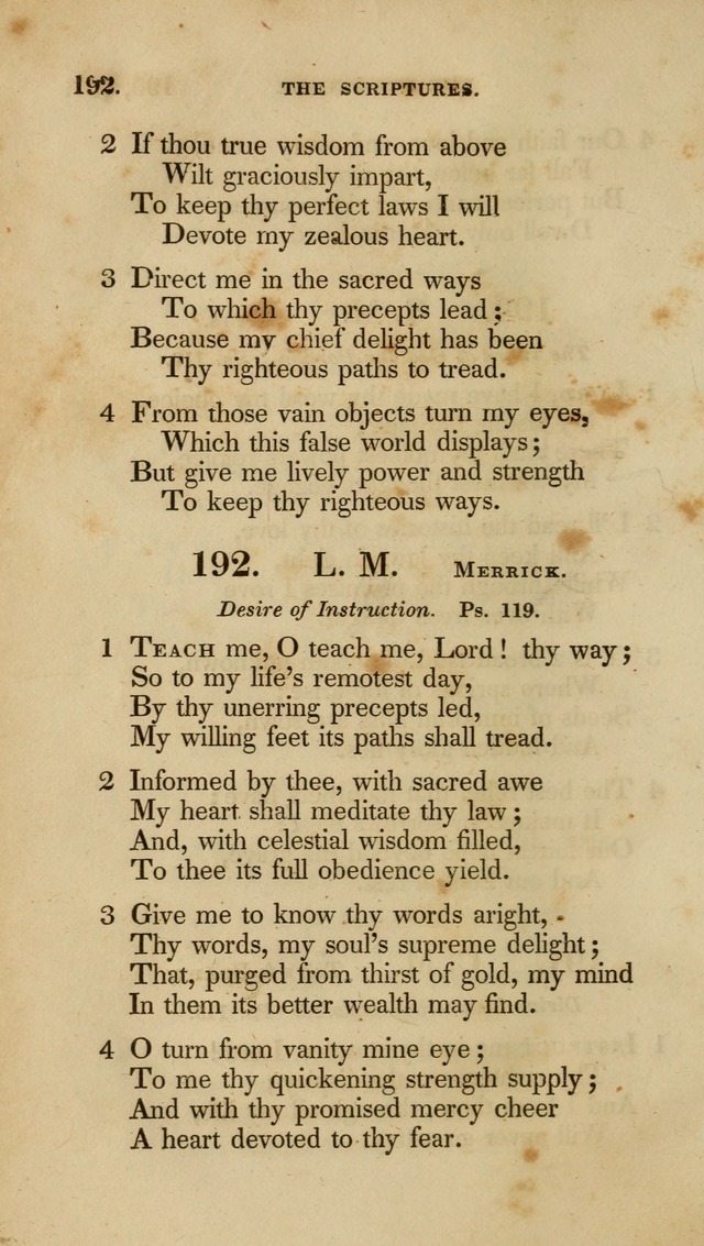 A Collection of Psalms and Hymns for Christian Worship (6th ed.) page 142