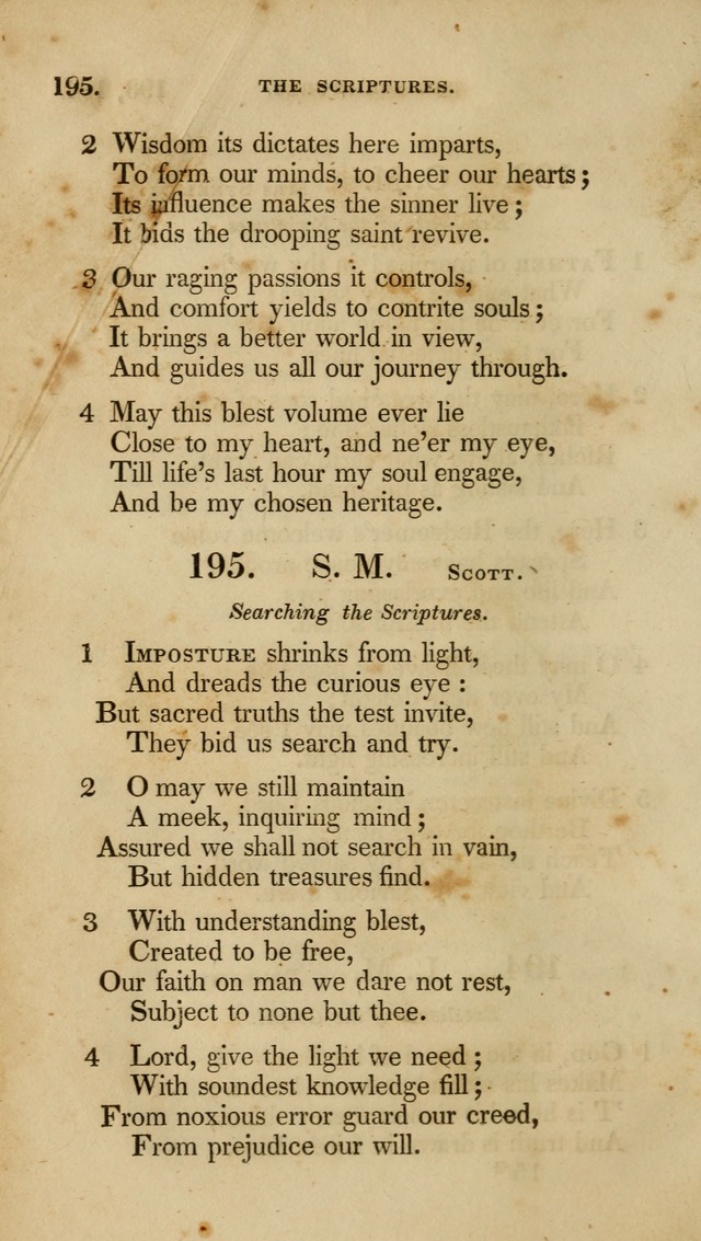 A Collection of Psalms and Hymns for Christian Worship (6th ed.) page 144