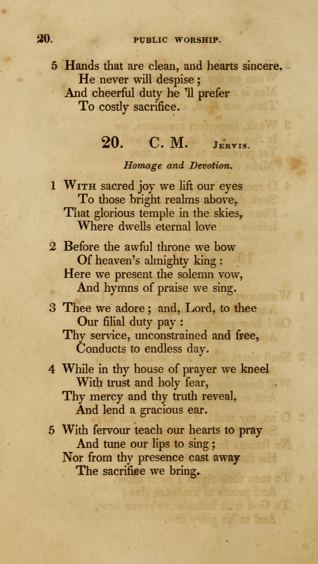 A Collection of Psalms and Hymns for Christian Worship (6th ed.) page 16