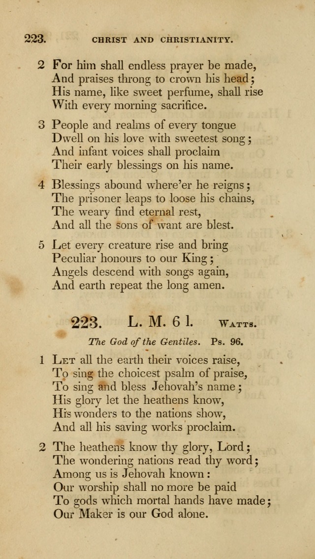 A Collection of Psalms and Hymns for Christian Worship (6th ed.) page 164