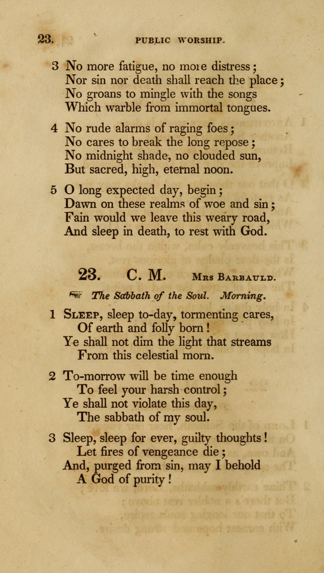 A Collection of Psalms and Hymns for Christian Worship (6th ed.) page 18