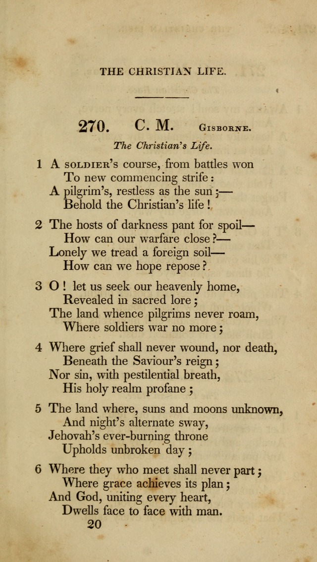 A Collection of Psalms and Hymns for Christian Worship (6th ed.) page 199