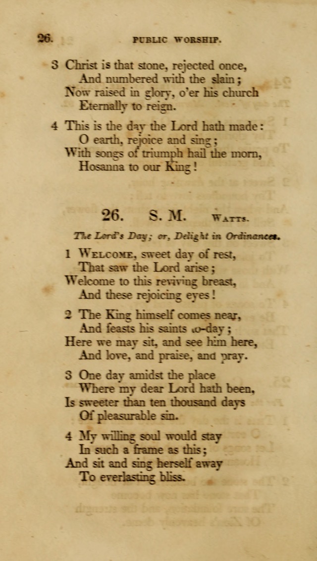 A Collection of Psalms and Hymns for Christian Worship (6th ed.) page 20