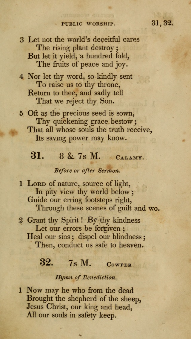 A Collection of Psalms and Hymns for Christian Worship (6th ed.) page 23