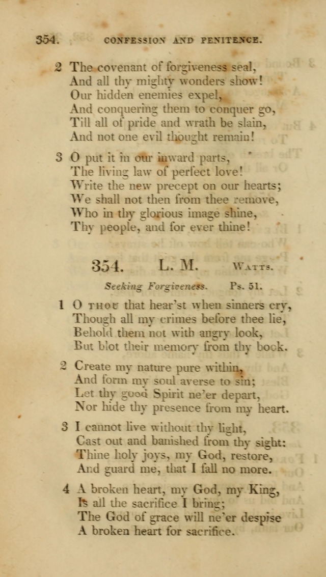 A Collection of Psalms and Hymns for Christian Worship (6th ed.) page 256