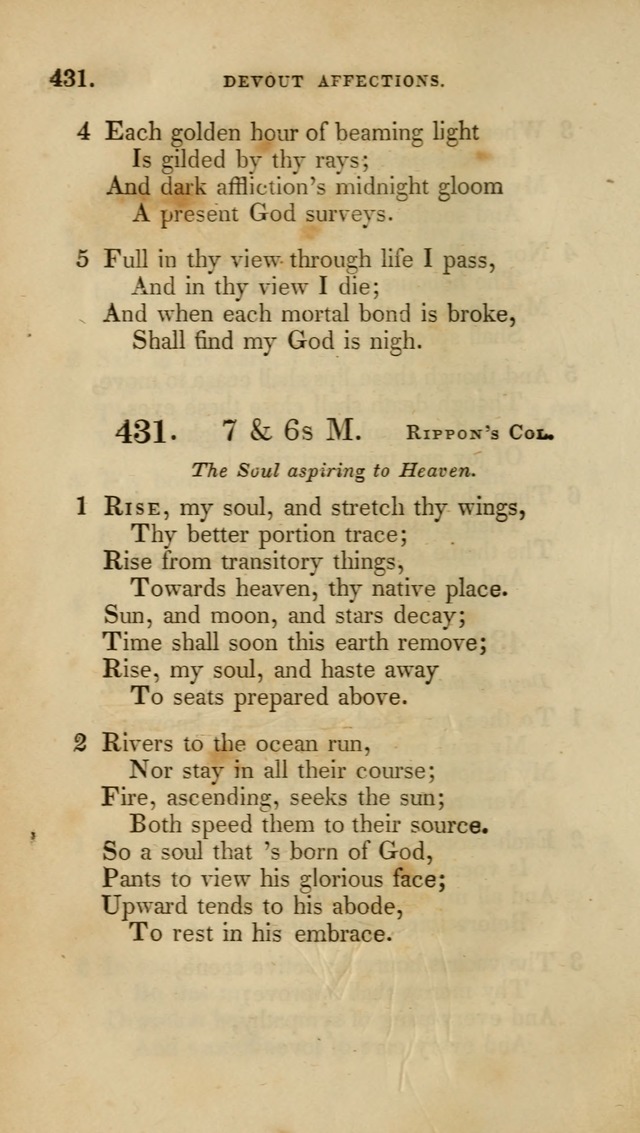 A Collection of Psalms and Hymns for Christian Worship (6th ed.) page 308