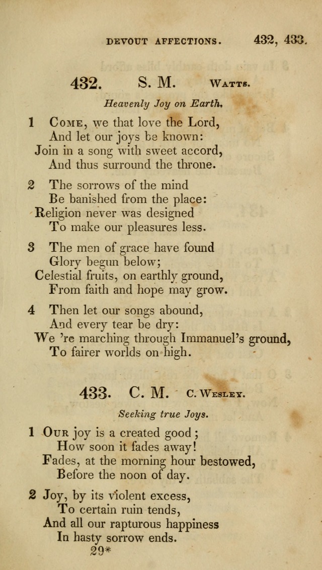 A Collection of Psalms and Hymns for Christian Worship (6th ed.) page 309