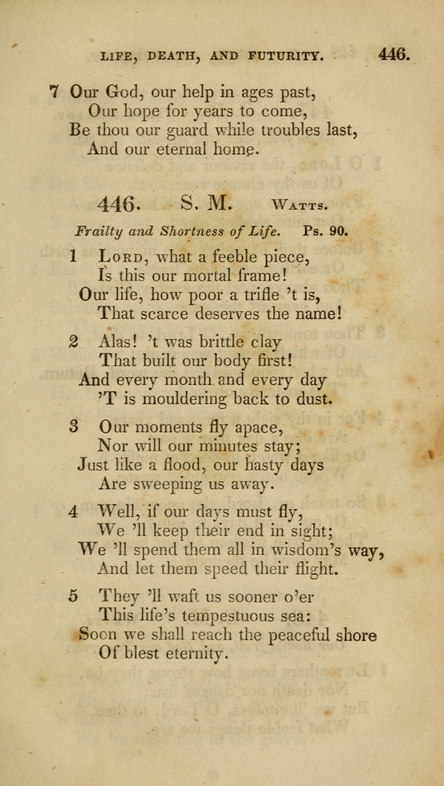 A Collection of Psalms and Hymns for Christian Worship (6th ed.) page 319