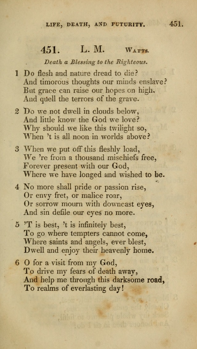 A Collection of Psalms and Hymns for Christian Worship (6th ed.) page 323