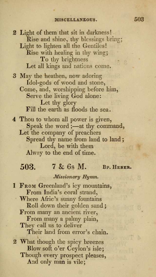 A Collection of Psalms and Hymns for Christian Worship (6th ed.) page 361