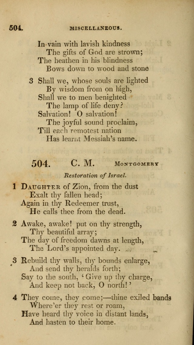 A Collection of Psalms and Hymns for Christian Worship (6th ed.) page 362