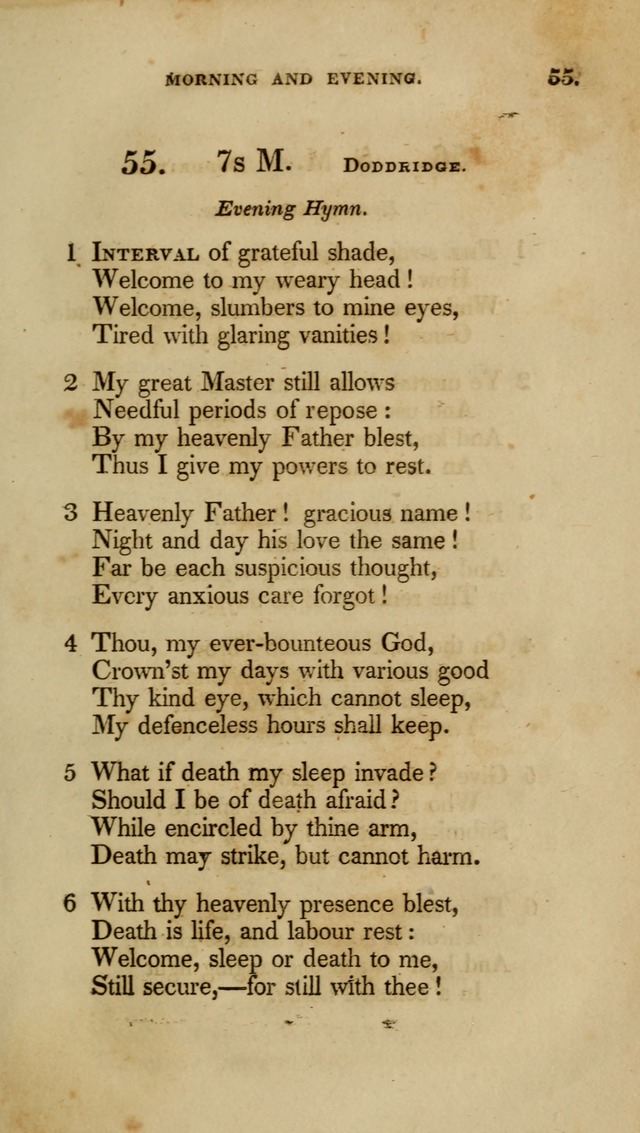 A Collection of Psalms and Hymns for Christian Worship (6th ed.) page 39