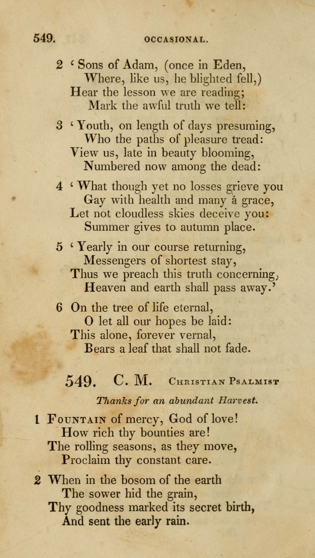 A Collection of Psalms and Hymns for Christian Worship (6th ed.) page 392