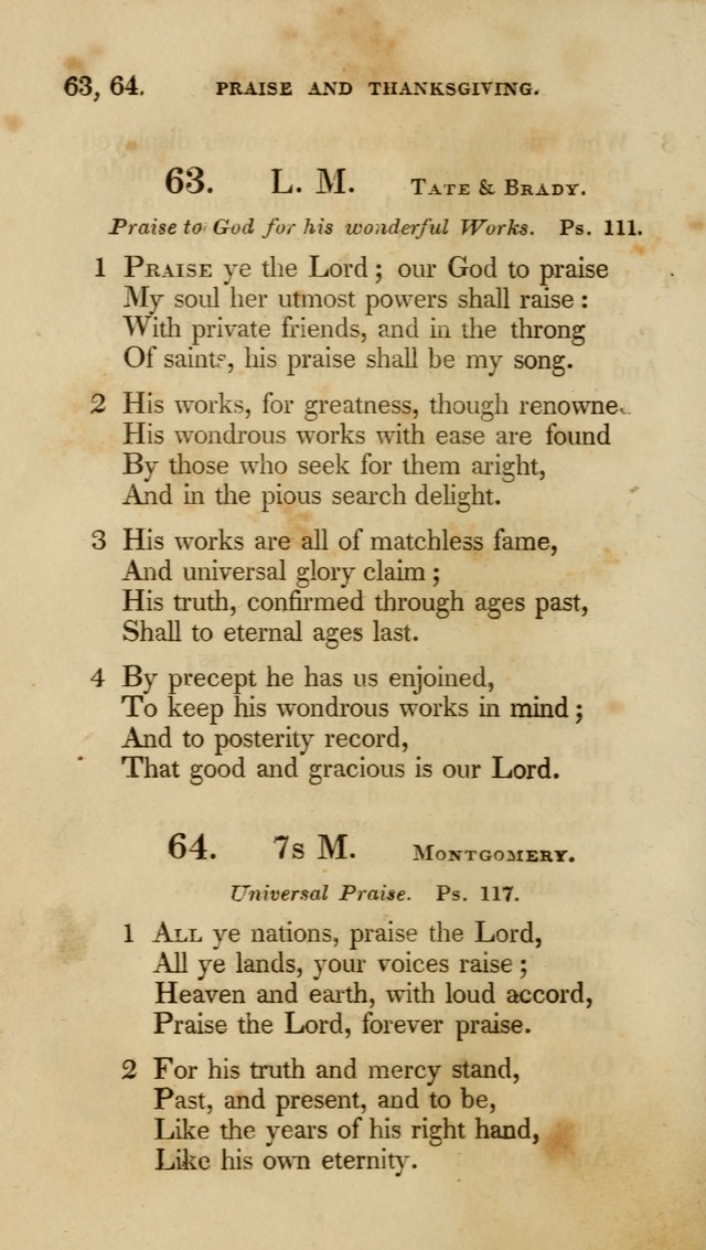 A Collection of Psalms and Hymns for Christian Worship (6th ed.) page 46