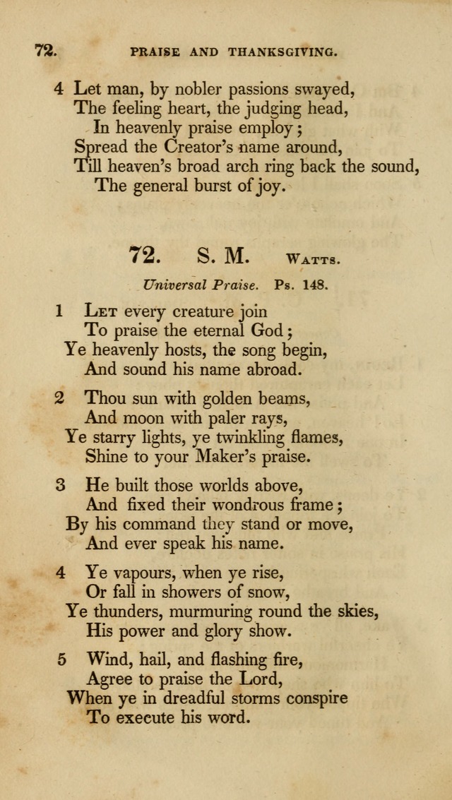 A Collection of Psalms and Hymns for Christian Worship (6th ed.) page 52