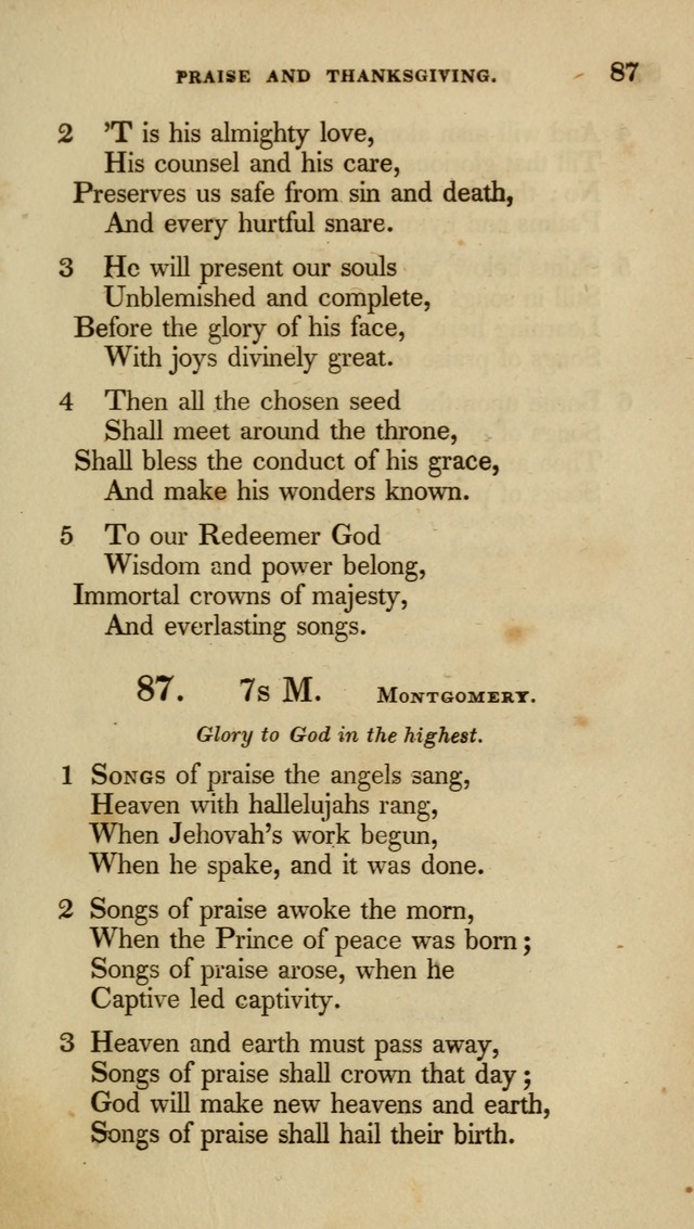 A Collection of Psalms and Hymns for Christian Worship (6th ed.) page 63