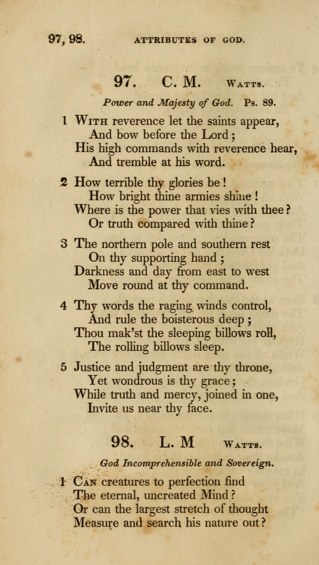 A Collection of Psalms and Hymns for Christian Worship (6th ed.) page 72