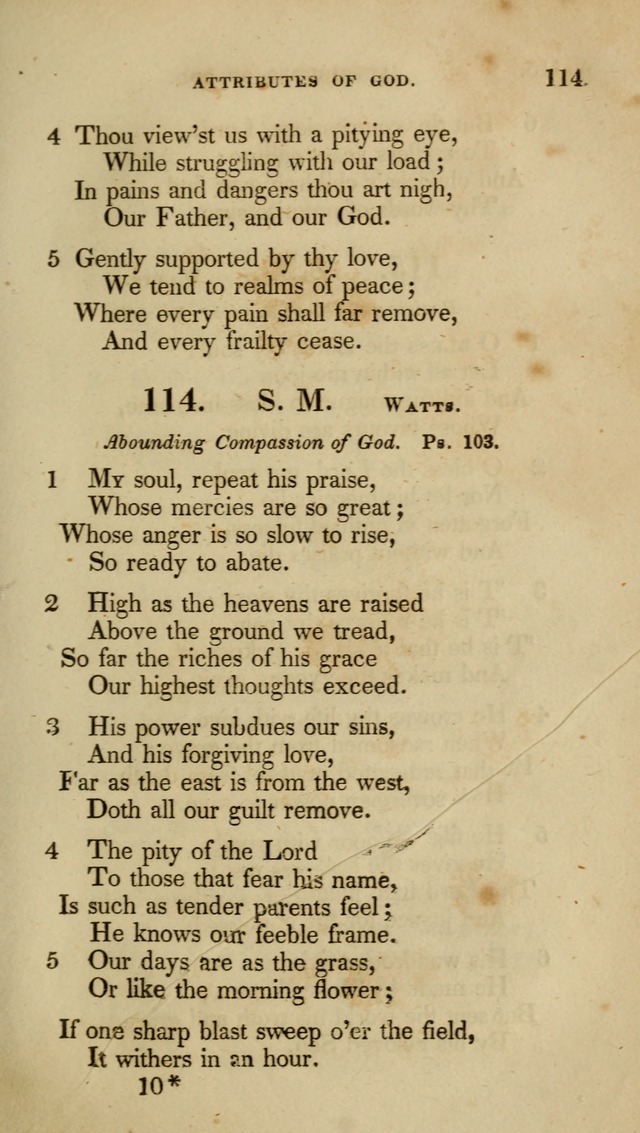 A Collection of Psalms and Hymns for Christian Worship (6th ed.) page 85