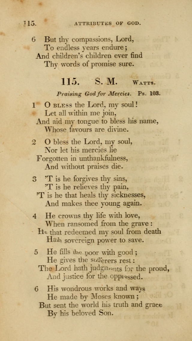 A Collection of Psalms and Hymns for Christian Worship (6th ed.) page 86