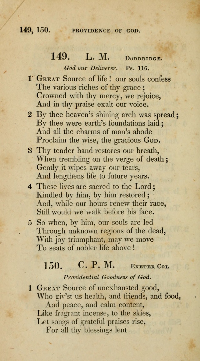 A Collection of Psalms and Hymns for Christian Worship (10th ed.) page 112