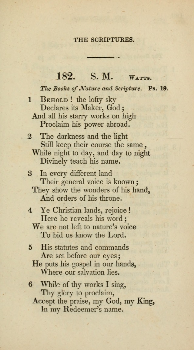 A Collection of Psalms and Hymns for Christian Worship (10th ed.) page 137