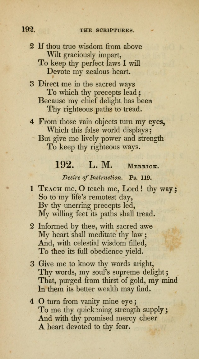 A Collection of Psalms and Hymns for Christian Worship (10th ed.) page 144