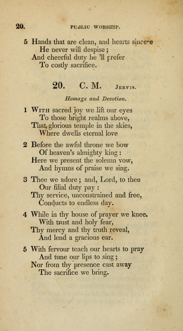 A Collection of Psalms and Hymns for Christian Worship (10th ed.) page 16