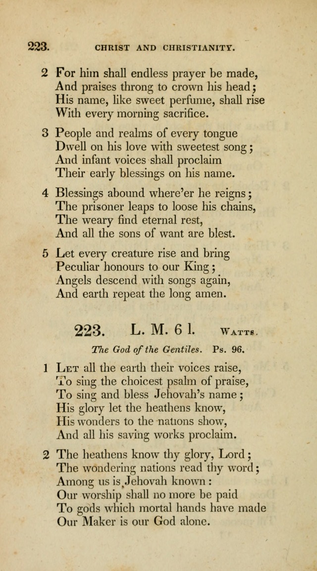 A Collection of Psalms and Hymns for Christian Worship (10th ed.) page 166