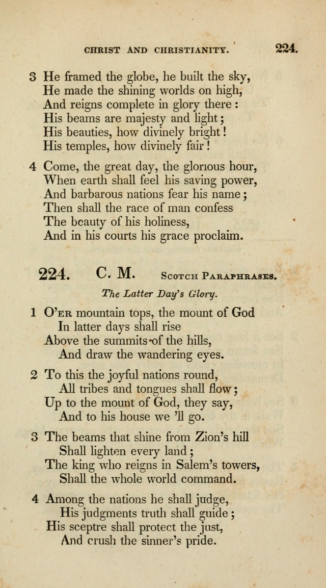 A Collection of Psalms and Hymns for Christian Worship (10th ed.) page 167