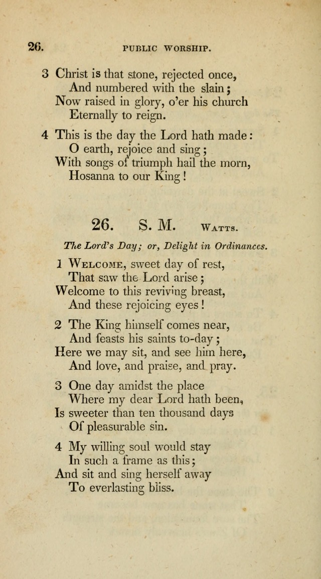 A Collection of Psalms and Hymns for Christian Worship (10th ed.) page 20