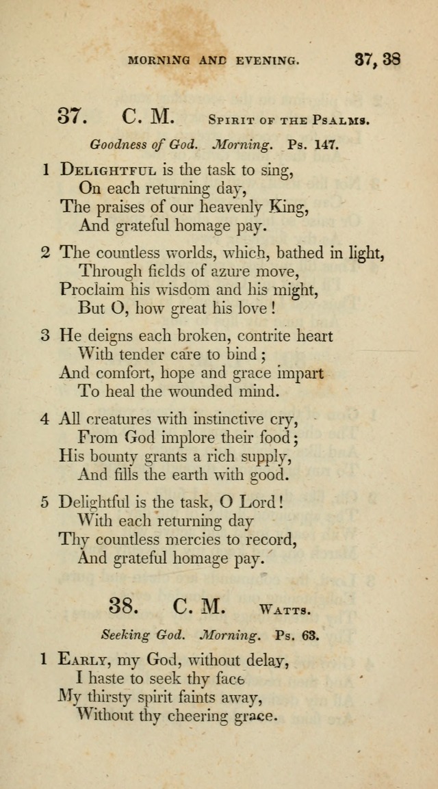 A Collection of Psalms and Hymns for Christian Worship (10th ed.) page 27