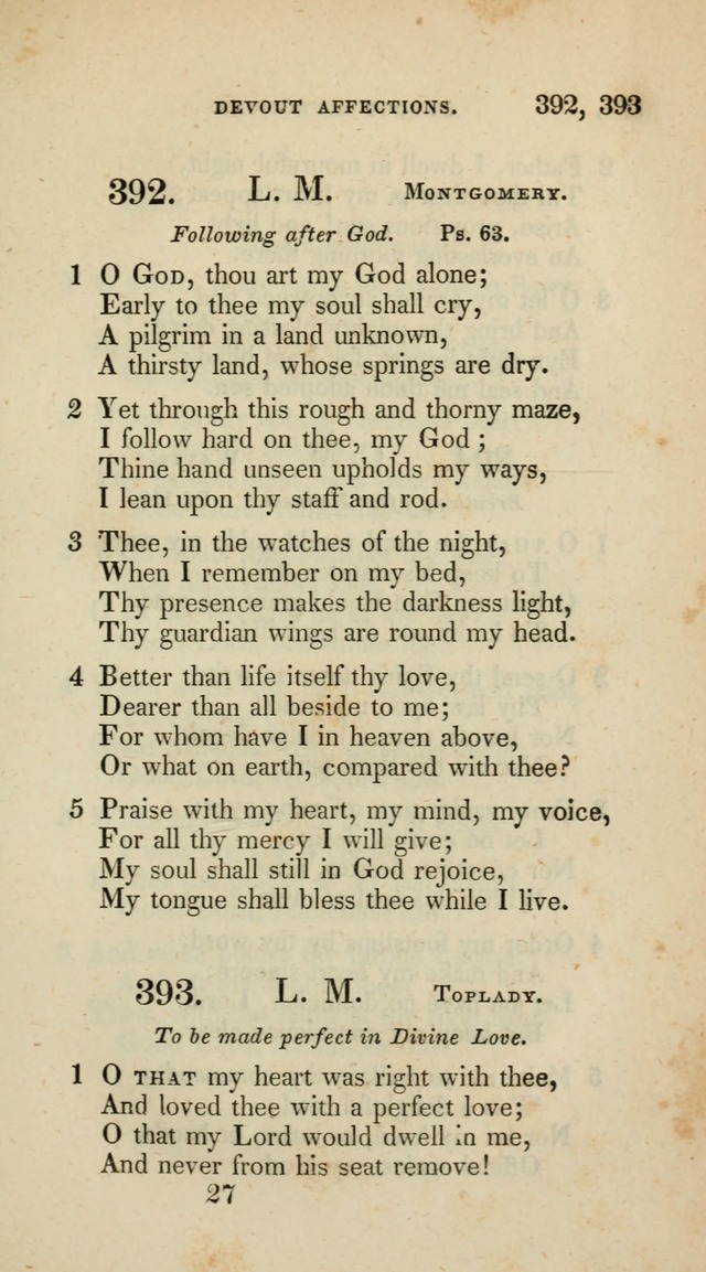 A Collection of Psalms and Hymns for Christian Worship (10th ed.) page 285