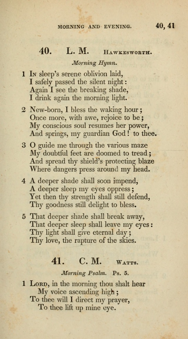 A Collection of Psalms and Hymns for Christian Worship (10th ed.) page 29