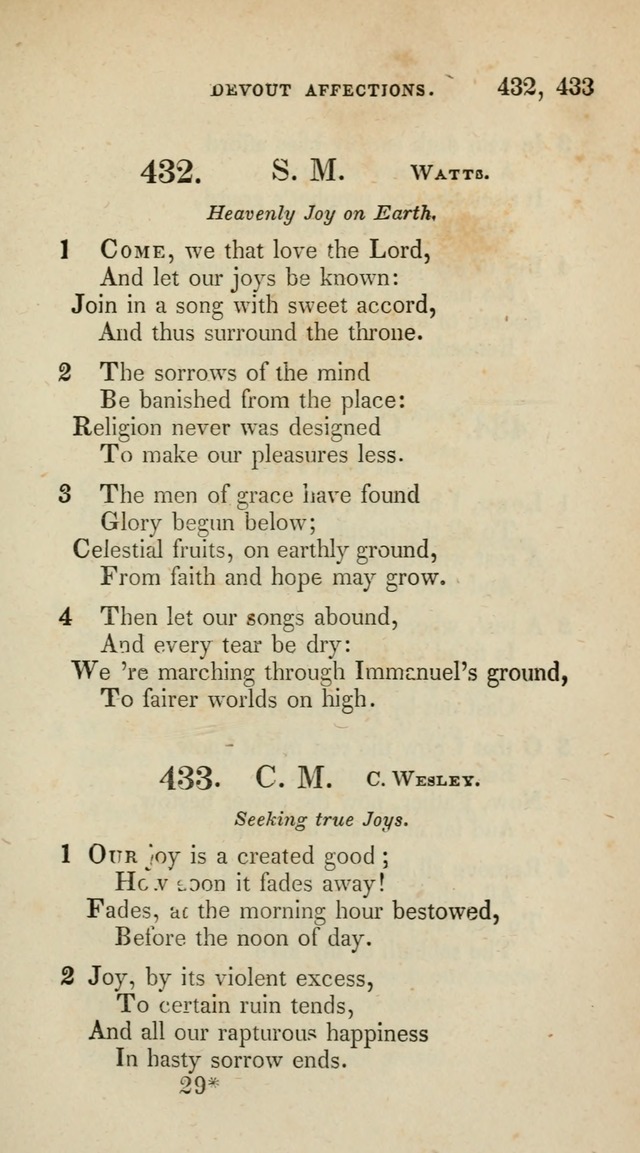 A Collection of Psalms and Hymns for Christian Worship (10th ed.) page 313